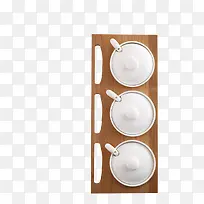 白色陶瓷调料盒-空若网 白色陶瓷调料盒-空若网