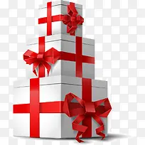 三个白色的礼品盒-空若网 三个白色的礼品盒-空若网