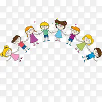 手牵手的孩子-空若网 手牵手的孩子-空若网
