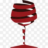 丝带酒杯设计-空若网 丝带酒杯设计-空若网