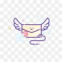 长翅膀的信封-空若网 长翅膀的信封-空若网