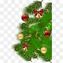 圣诞节绿色松叶装饰-空若网 圣诞节绿色松叶装饰-空若网