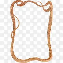 黄色卡通创意编织边框-空若网 黄色卡通创意编织边框-空若网