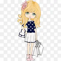 手绘卡通女生-空若网 手绘卡通女生-空若网