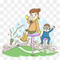 卡通动画学生-空若网 卡通动画学生-空若网