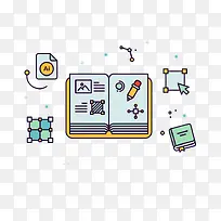 扁平化网页设计图标-空若网 扁平化网页设计图标-空若网