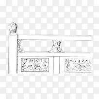 白色手绘围栏图片-空若网 白色手绘围栏图片-空若网