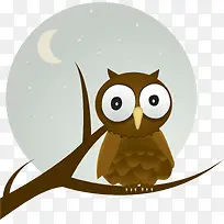 夜晚的猫头鹰-空若网 夜晚的猫头鹰-空若网