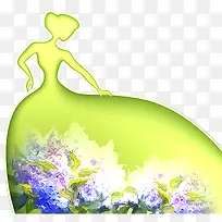 跳舞的女孩插画-空若网 跳舞的女孩插画-空若网