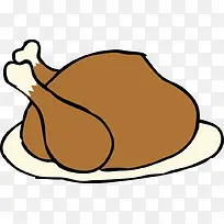 卡通烤鸡-空若网 卡通烤鸡-空若网