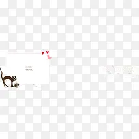 手绘猫咪边框-空若网 手绘猫咪边框-空若网