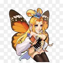 蝴蝶翅膀女孩-空若网 蝴蝶翅膀女孩-空若网