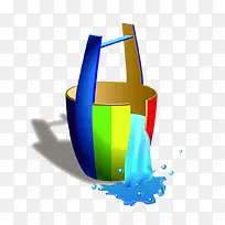 彩色水桶-空若网 彩色水桶-空若网