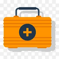 扁平化医药箱设计矢量图-空若网 扁平化医药箱设计矢量图-空若网