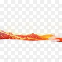 高清摄影日落下长城-空若网 高清摄影日落下长城-空若网