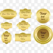 金色标签标牌-空若网 金色标签标牌-空若网