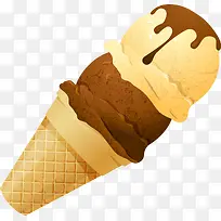 手绘多彩冰激淋-空若网 手绘多彩冰激淋-空若网