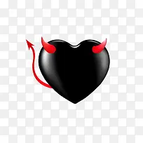 黑色爱心-空若网 黑色爱心-空若网