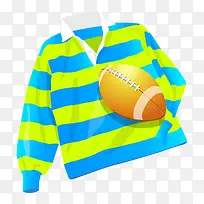 个性橄榄球矢量图-空若网 个性橄榄球矢量图-空若网