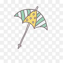 矢量卡通简洁扁平化雨伞png-空若网 矢量卡通简洁扁平化雨伞png-空若网