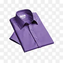 叠好的紫色衬衫衣服-空若网 叠好的紫色衬衫衣服-空若网