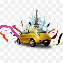 矢量手绘汽车-空若网 矢量手绘汽车-空若网