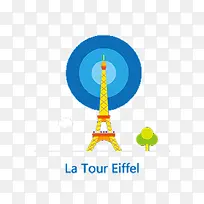 卡通埃菲尔铁塔-空若网 卡通埃菲尔铁塔-空若网