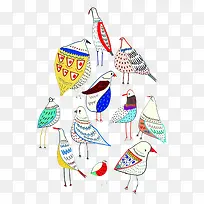 卡通彩色羽毛-空若网 卡通彩色羽毛-空若网