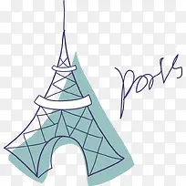 可爱卡通铁塔-空若网 可爱卡通铁塔-空若网