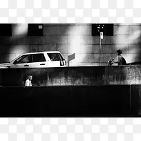 黑白风格地下通道摄影-空若网 黑白风格地下通道摄影-空若网