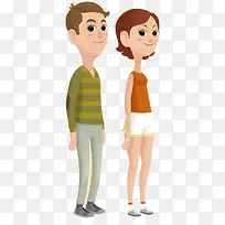 一男一女站姿-空若网 一男一女站姿-空若网