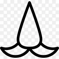 鼻尖变的胡子图标-空若网 鼻尖变的胡子图标-空若网