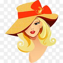 矢量手绘时尚女孩-空若网 矢量手绘时尚女孩-空若网