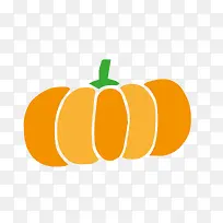 南瓜卡通矢量素材-空若网 南瓜卡通矢量素材-空若网