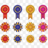 矢量勋章-空若网 矢量勋章-空若网