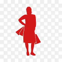 手绘女人手绘女人剪影素材-空若网 手绘女人手绘女人剪影素材-空若网