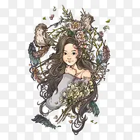 插画 背景 装饰-空若网 插画 背景 装饰-空若网