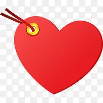 矢量手绘爱心标签-空若网 矢量手绘爱心标签-空若网