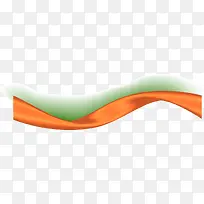橙色曲线线条-空若网 橙色曲线线条-空若网