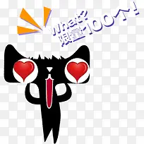 限量100件爱心猫-空若网 限量100件爱心猫-空若网