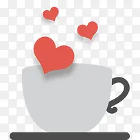 咖啡杯矢量图-空若网 咖啡杯矢量图-空若网