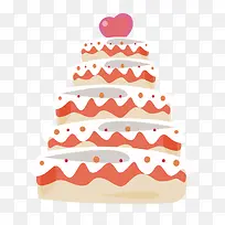 爱心婚礼蛋糕-空若网 爱心婚礼蛋糕-空若网