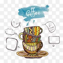 创意彩色咖啡杯-空若网 创意彩色咖啡杯-空若网