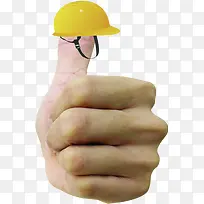 创意高清摄影黄色的帽子手指-空若网 创意高清摄影黄色的帽子手指-空若网