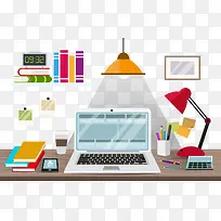 办公环境ppt扁平化矢量素材-空若网 办公环境ppt扁平化矢量素材-空若网