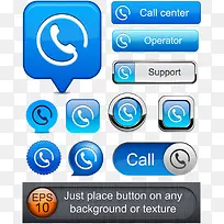 网页联系方式按钮-空若网 网页联系方式按钮-空若网