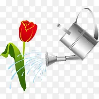 浇花png矢量素材-空若网 浇花png矢量素材-空若网