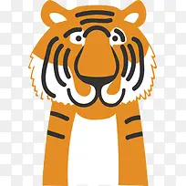 扁平化老虎-空若网 扁平化老虎-空若网