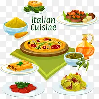 矢量美味的食物-空若网 矢量美味的食物-空若网