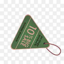 矢量绿色三角形商标牌-空若网 矢量绿色三角形商标牌-空若网